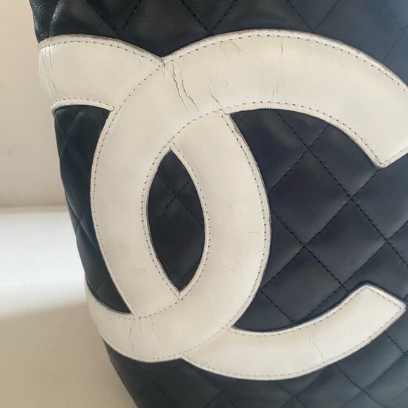 AUTHENTIC CHANEL CAMBON TOTE BAG - Picture 11 of 13